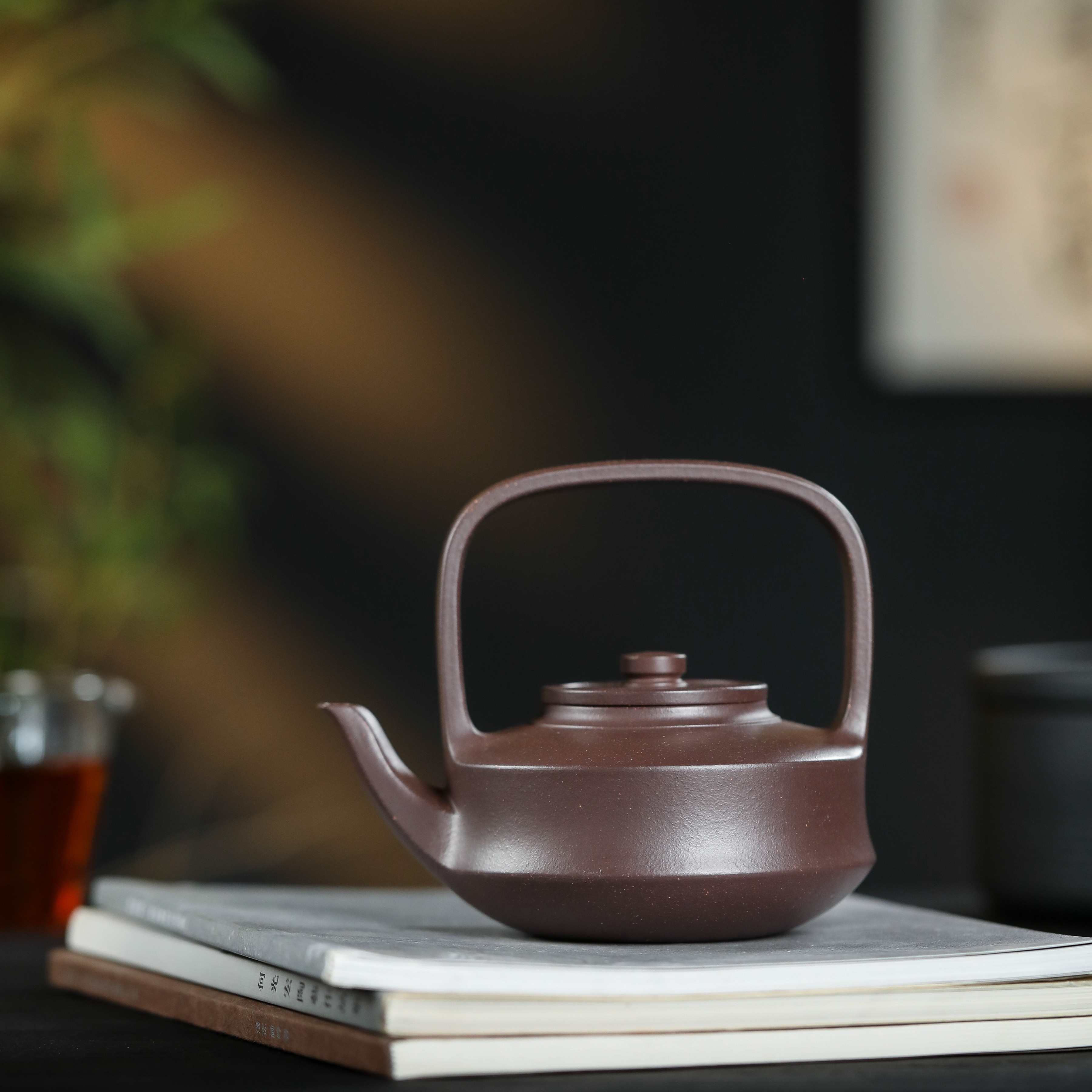 大水潭天青泥牛盖泥壶提壁壶400CC全手工紫砂壶