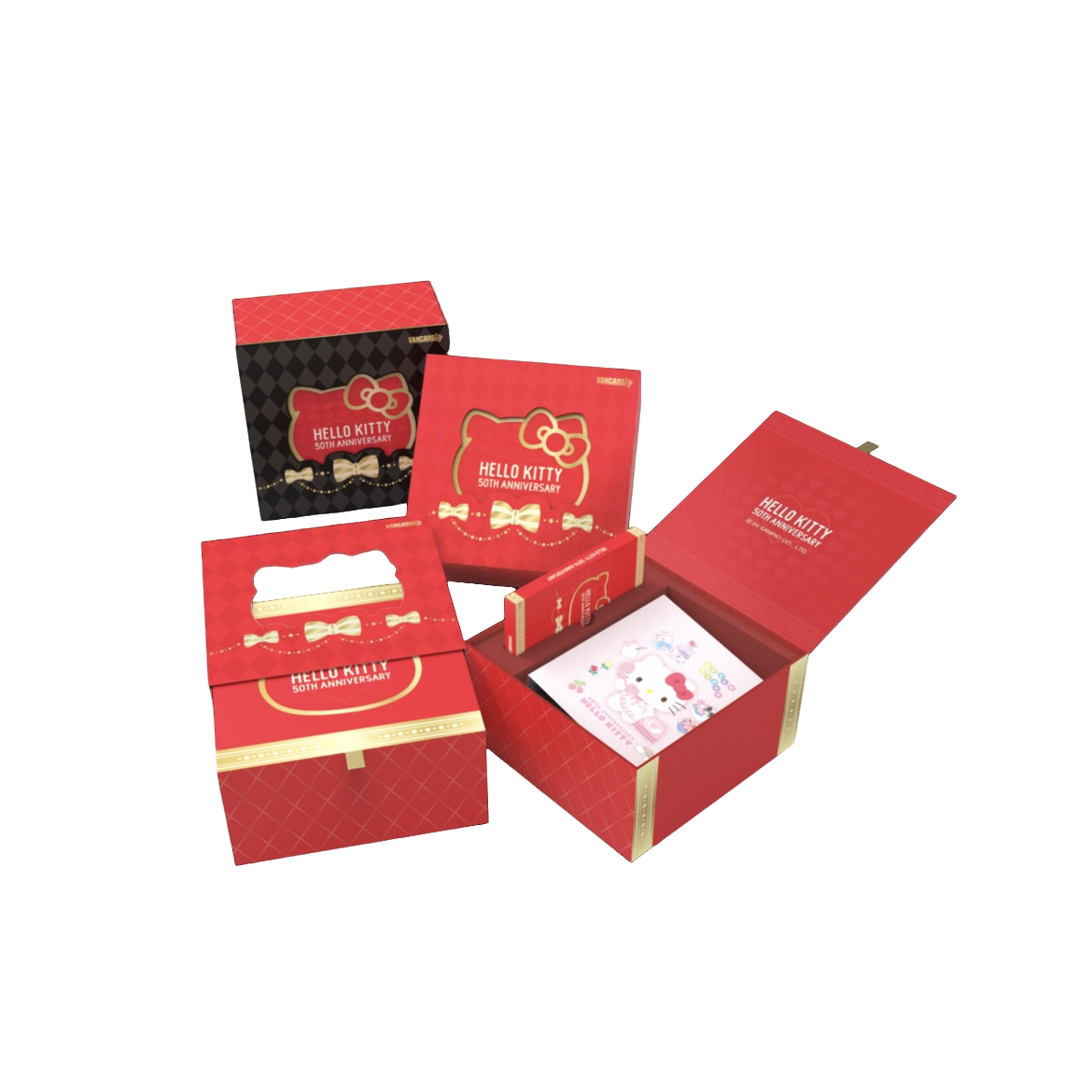 【黑黑拆盒】万画云游 Hello Kitty50周年限定珍藏卡(默认代拆）