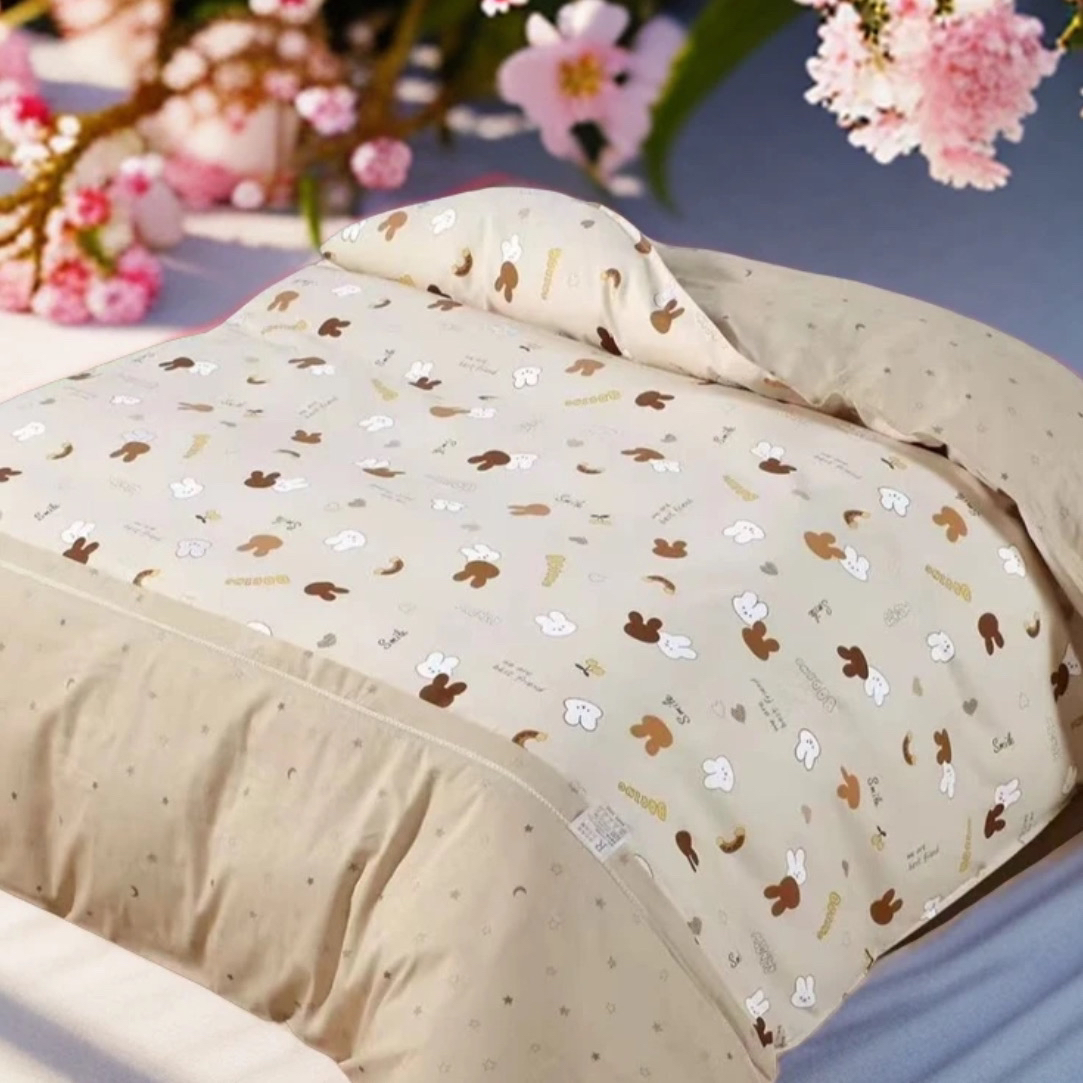 【单人被套】150cm*200cm纯棉斜纹被罩 皮肤柔软舒适 四季可用