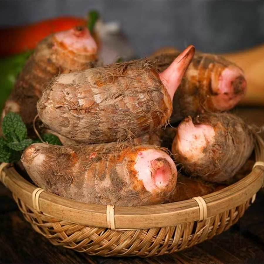 【新鲜现挖】云南红芽牛奶芋头9.3斤5斤3斤软糯香甜小芋艿毛芋头