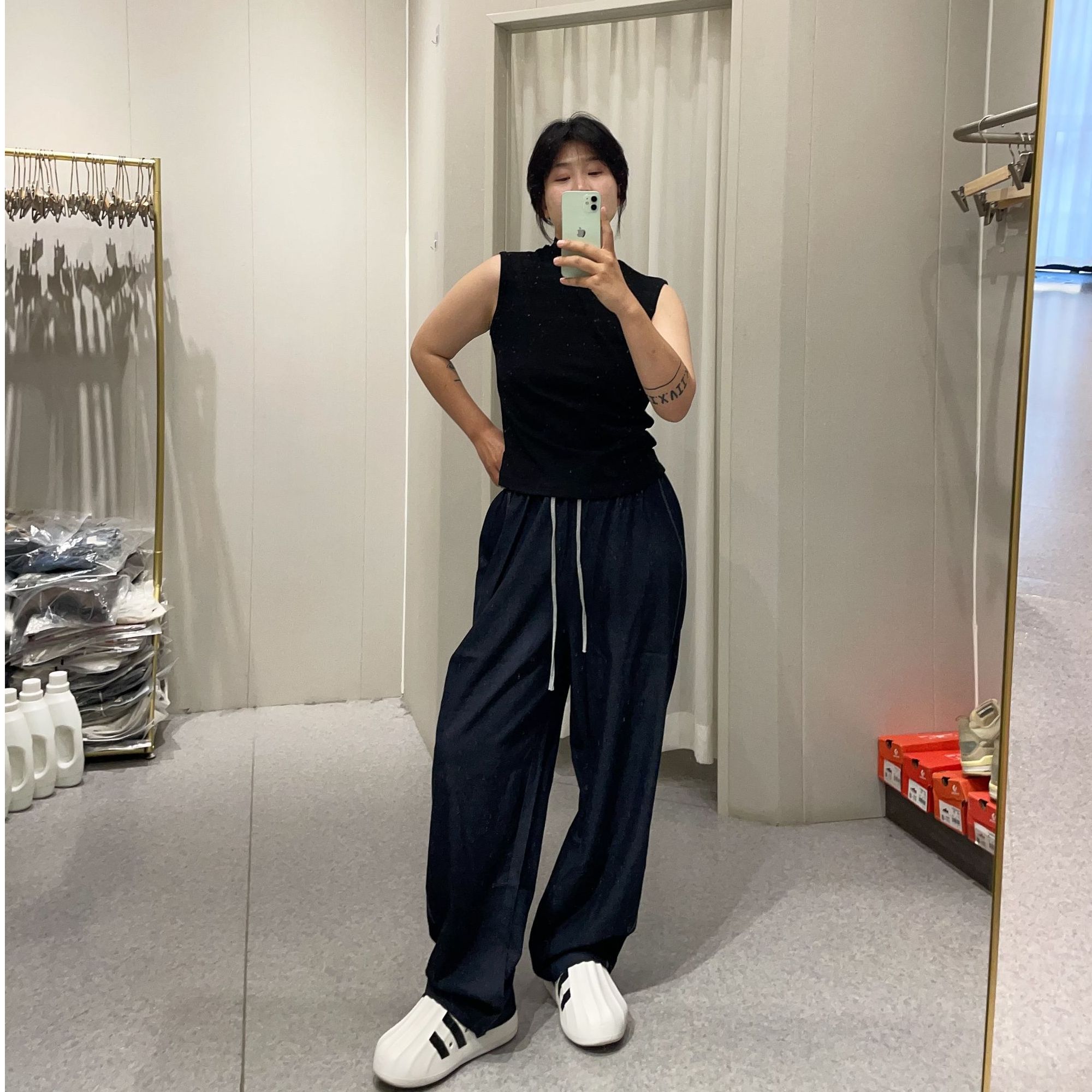 【秋季新品】原牛色香蕉裤