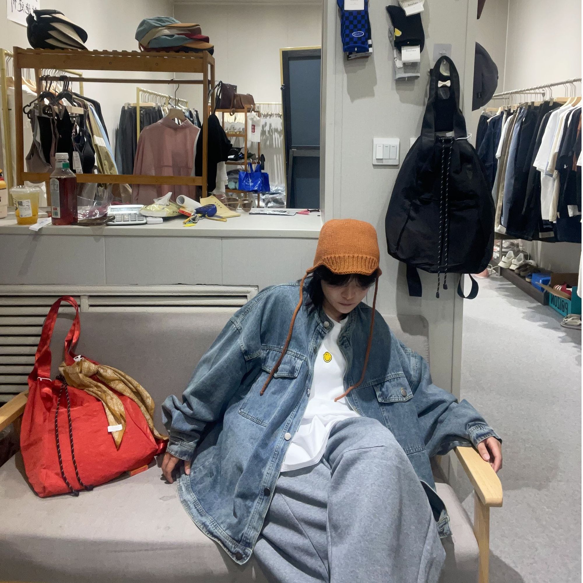 【秋季新品】慵懒风复古洗水牛仔外套