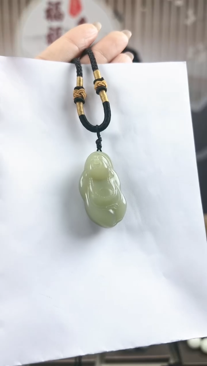 【闪购商品】和田玉颈饰未镶嵌佛公吊坠
