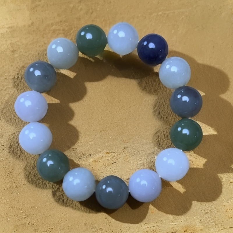 新疆和田玉 多宝手串卡14