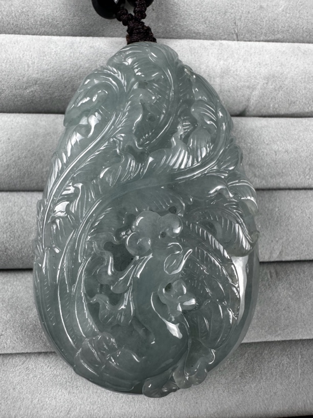 非金属珐琅吊坠 斐/脆凤牌，有凤来仪，凤舞九天，龙凤呈祥