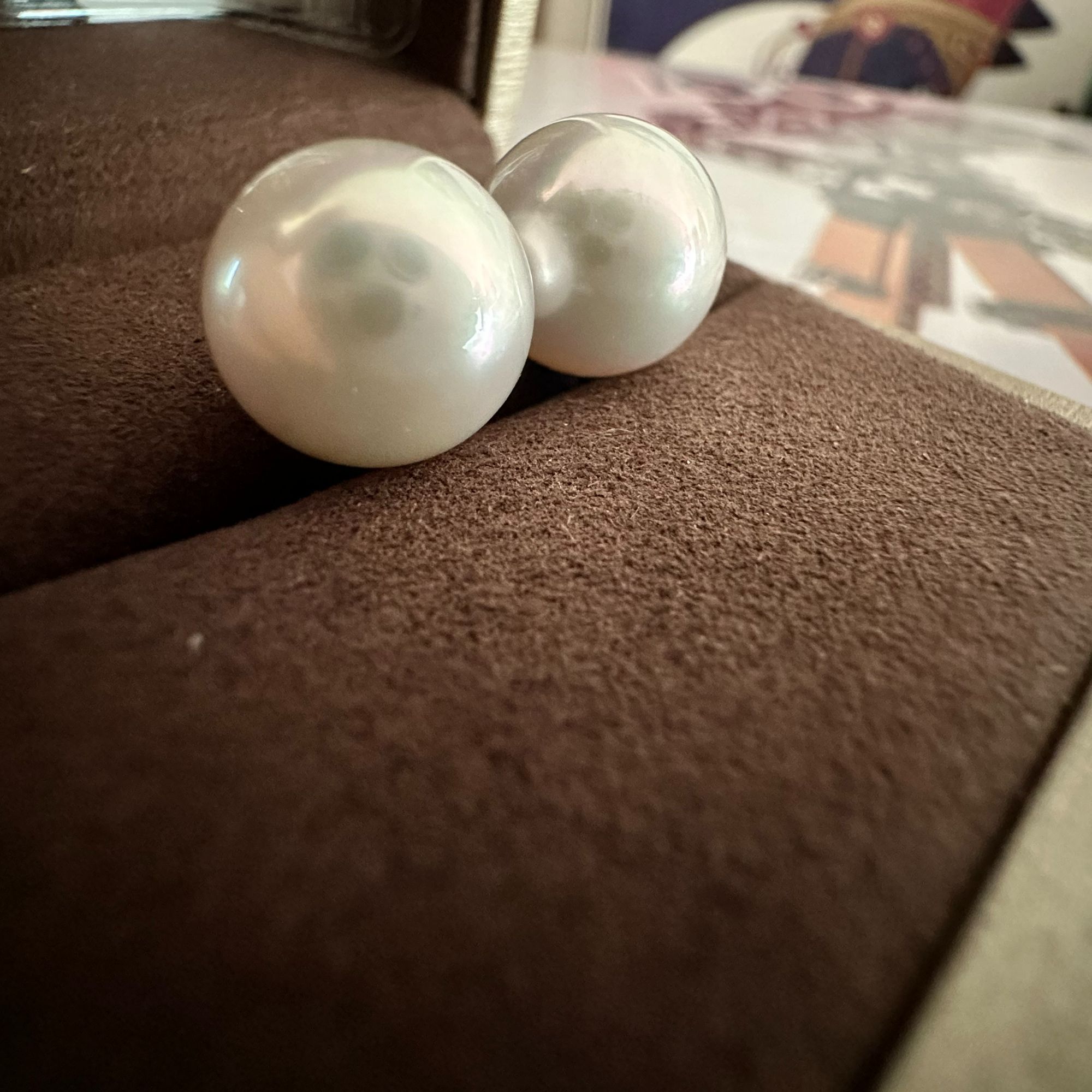 澳白素耳钉，卡点12.4mm气质轻奢素款经典优雅