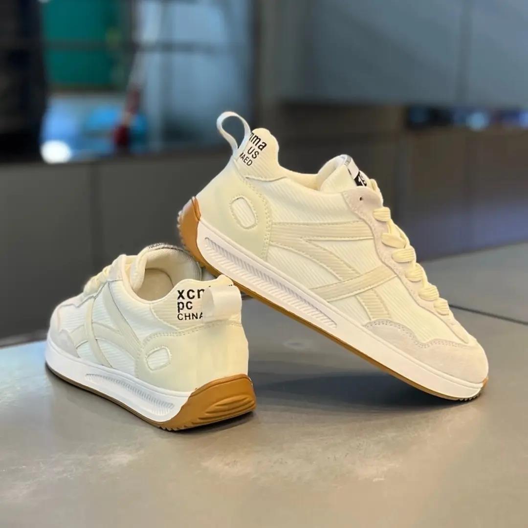 【小扬哥推荐】2023秋季新款潮牌运动鞋男细纹条绒拼色百搭网红舒