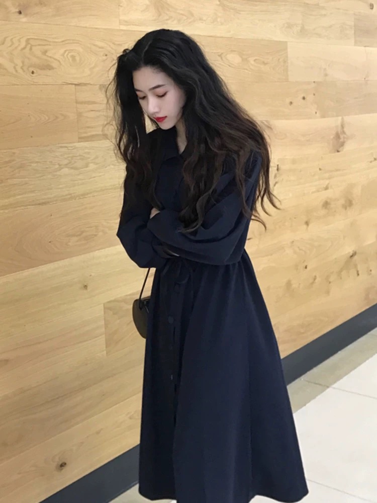 1099风衣 秋冬装新款女装韩版气质时尚百搭休闲外套