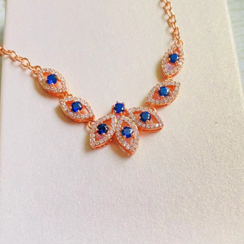 AS-271蓝宝石项链