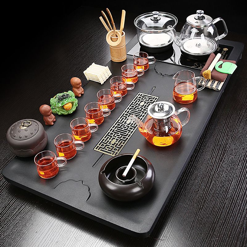 【小扬哥推荐】茶具套装家用全自动茶盘底部上水烧水壶一体功夫泡