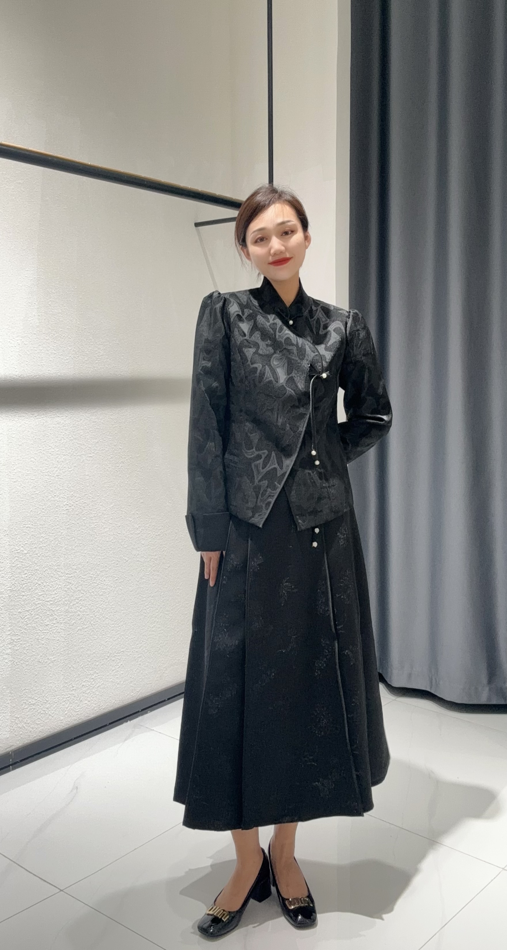 YIYAN艺燕-新中式提花改良马面裙