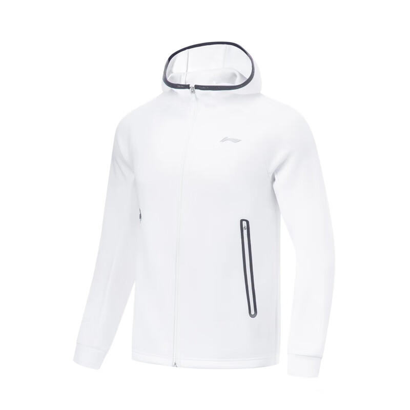 B品以直播展示为主-李宁健身系列开衫男子连帽长袖运动服AWDT439