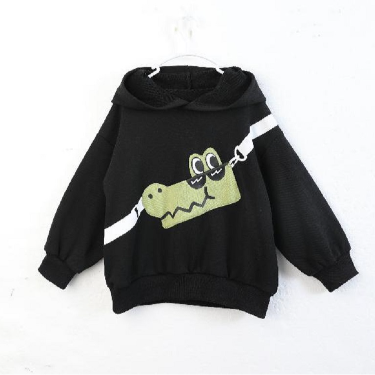 7.24小o爸男婴童 【浮力】宝宝连帽卡通卫衣儿童洋气上衣XMWQ2027F
