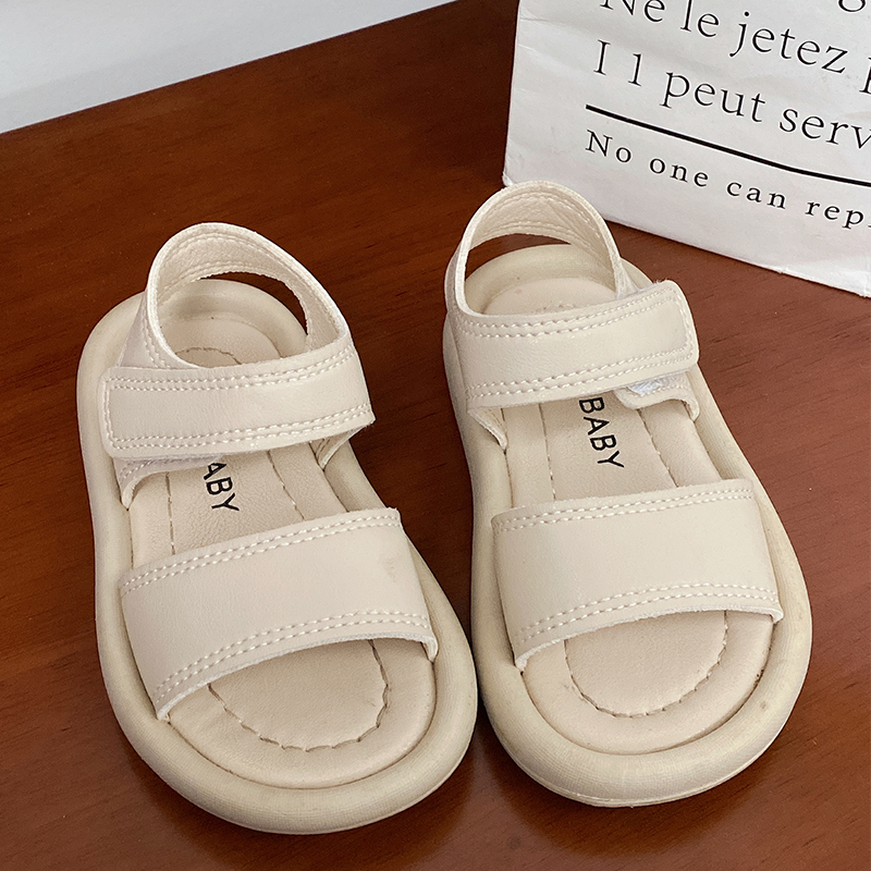 儿童凉鞋米色;23码