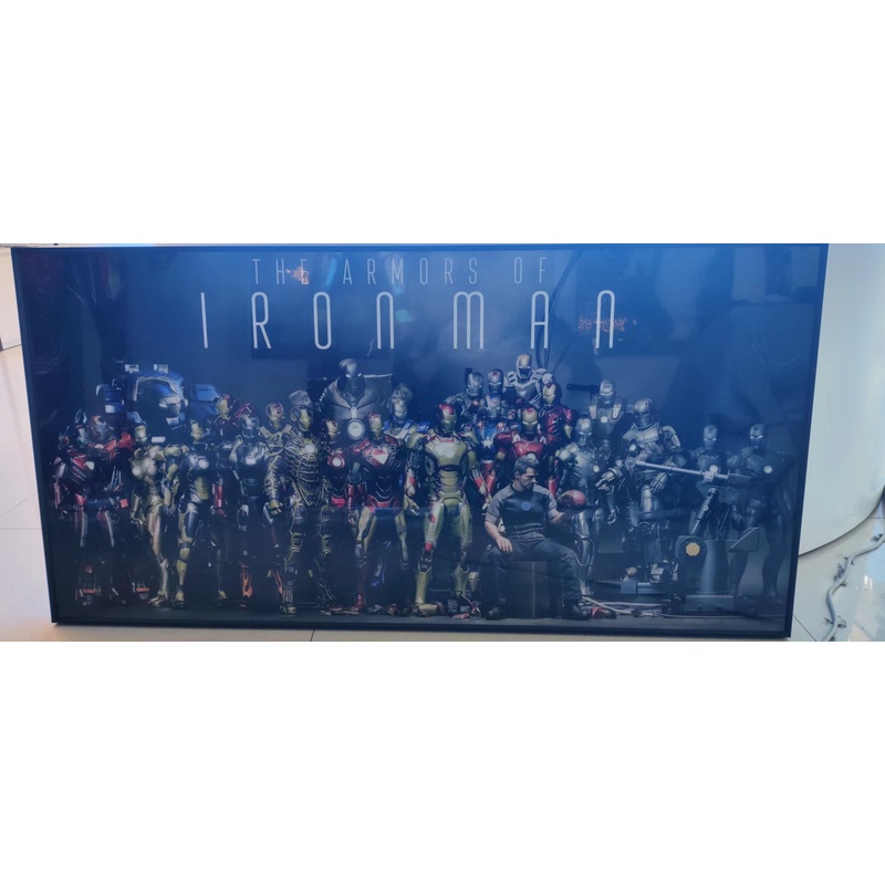 钢铁侠挂画    横版     晶瓷装饰画    装饰画     合金边框