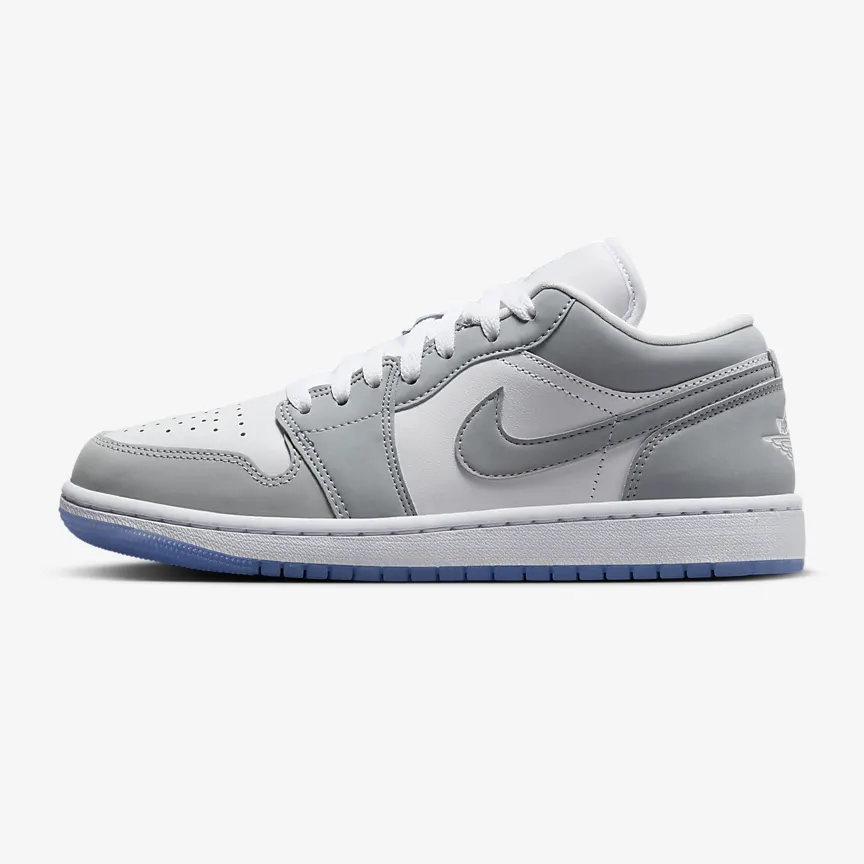 NIKE/耐克Air Jordan 1男女同款迪奥灰复古白灰经典低帮DC0774105