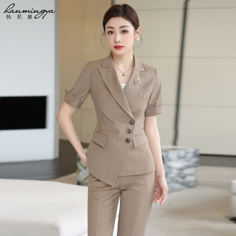 【韩茗雅】2424小时管理西服正装女客服24小时人工客服工服秋国潮