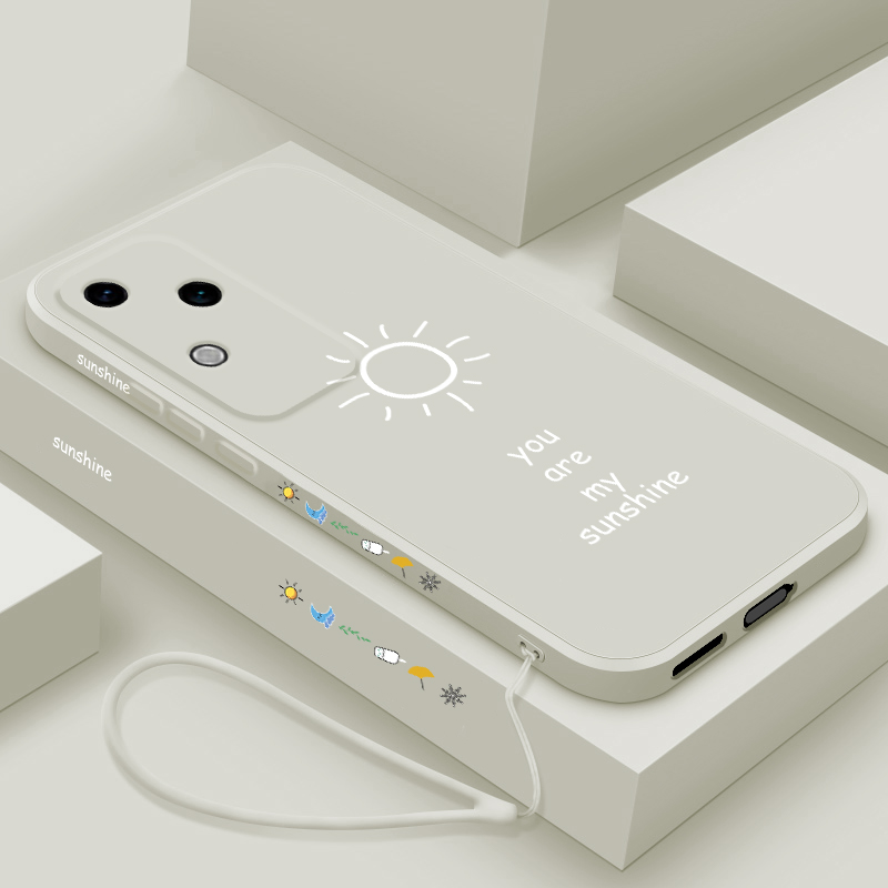 适用vivos18手机壳新款个性简约晴天vivis18pro液态全包手机套S18