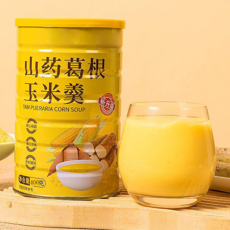 【送玻璃碗勺】山药葛根玉米羹冲泡即食速溶红枣玉米糊玉米粉美味