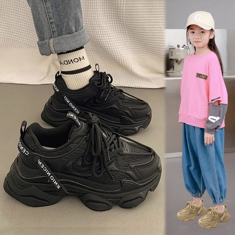 305儿童网鞋春秋网红休闲百搭夏季透气厚底ins春秋网红休闲百搭