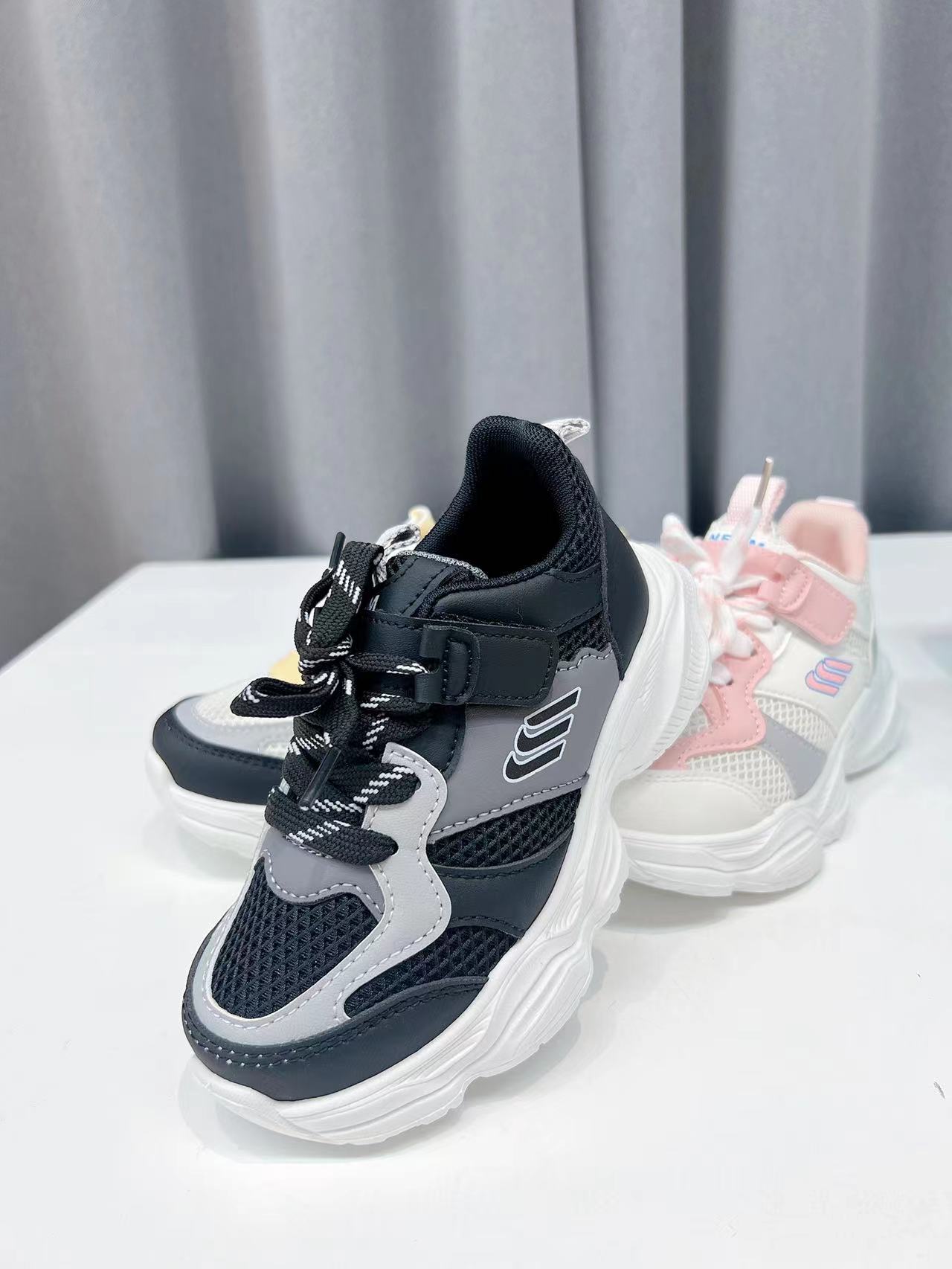 668儿童运动鞋网面透气老爹鞋女童鞋子男童休闲鞋