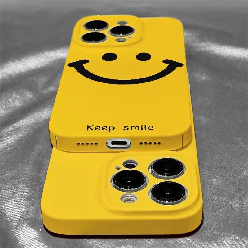 iNs简约笑脸苹果vivo华为oppo小米手机壳14131211菲林硬壳手机壳