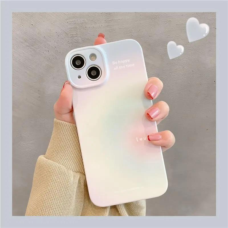 靓壳撞色晕染苹果13手机壳iphone14promax菲林1112网红ins小众xrx