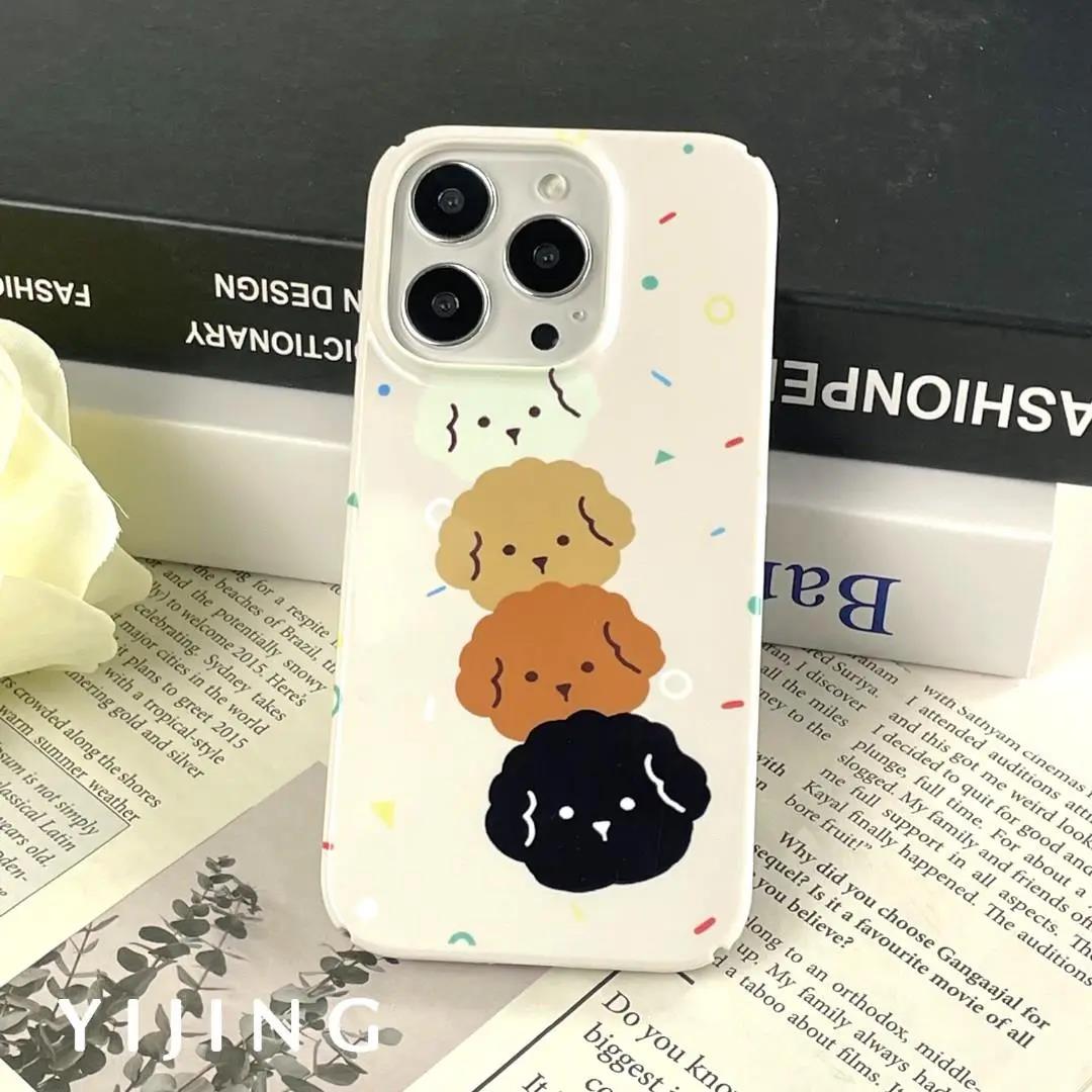 苹果手机壳糖葫芦狗狗iphone14promaxiphone131211菲林硬壳ins手.
