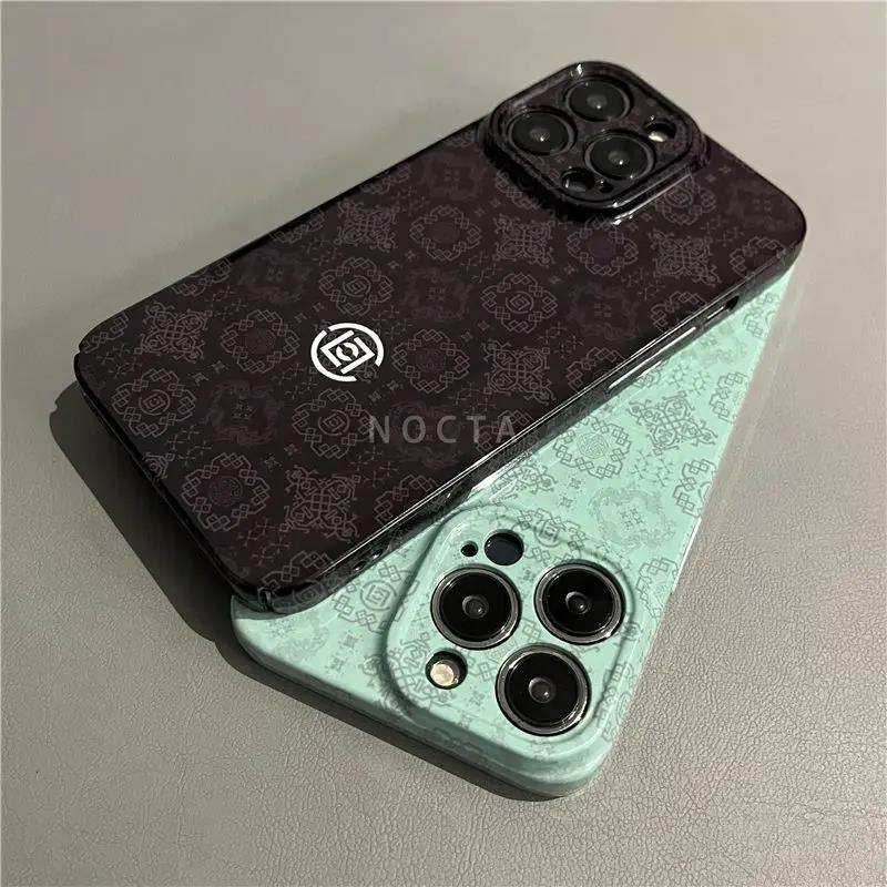 丝绸潮牌苹果14pro手机壳爆款iPhone11全包防摔13防摔12菲林硬壳X
