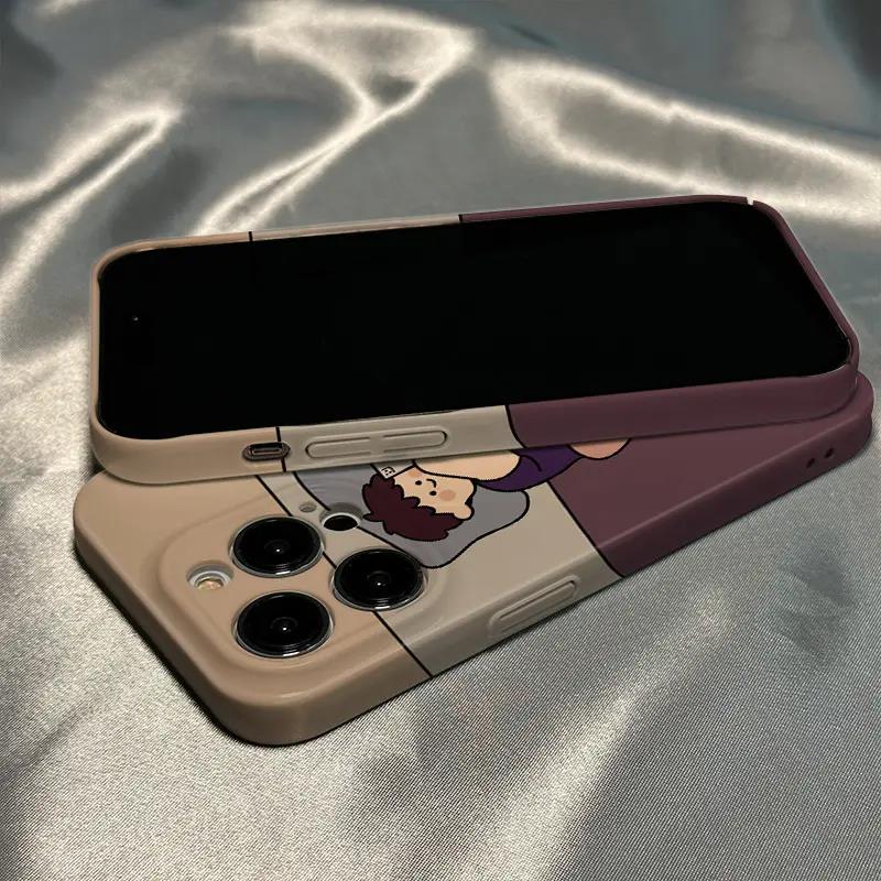 男生适用苹果14promax手机壳iPhone13硬12全包11防摔xr套x手机壳.