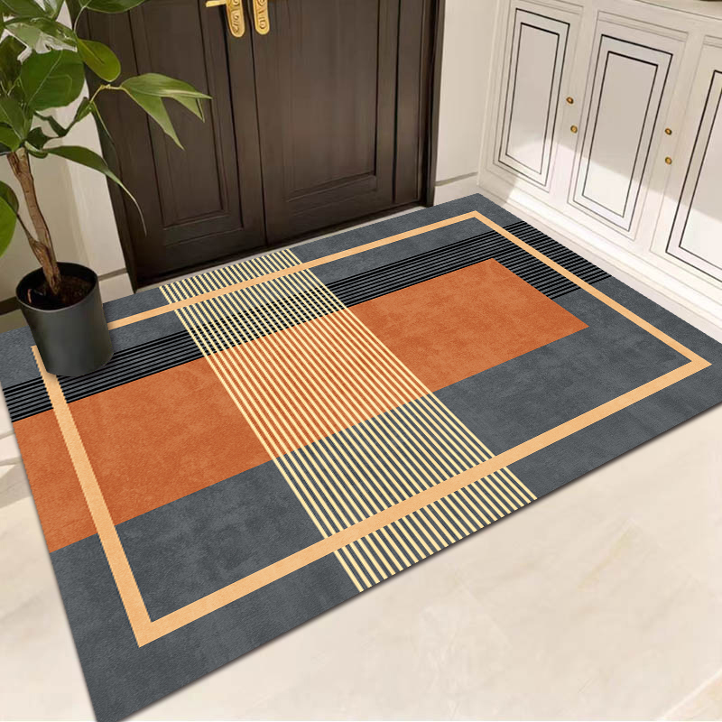 加厚硅藻泥地垫入户门垫浴室吸水防滑垫卫生间玄关厨房可裁剪脚垫