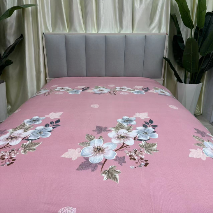 【MS】新款四季通用亲肤精品被罩—桃之夭夭