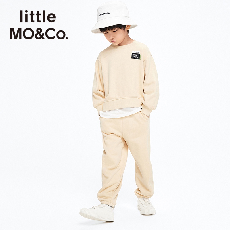 little moco童装春装新款男女童休闲运动两件套装#KBB1SUT003
