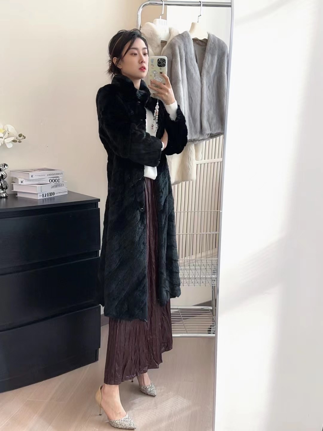 【四号连接4000-4900】2025冬季新款女装大衣加绒加厚网红时尚气质