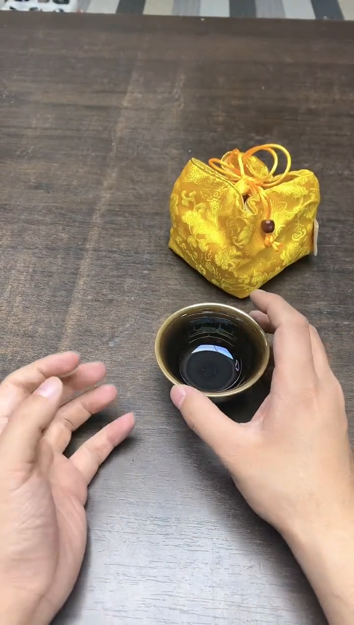 【闪购商品】瓷茶盏万万岁+盏袋52