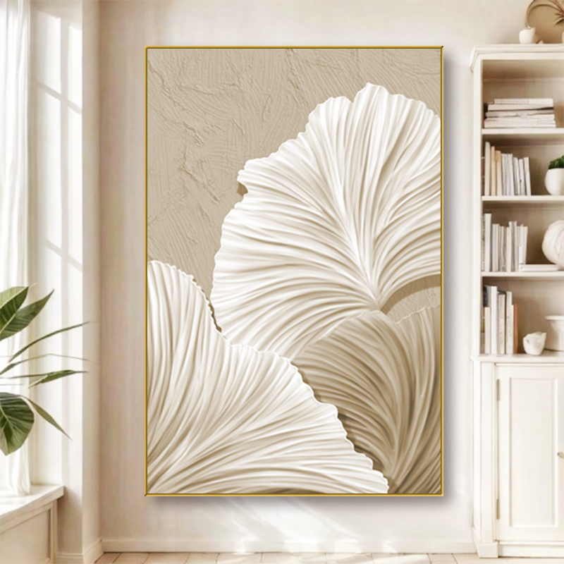 沙发背景墙竖版抽象装饰画晶瓷装饰画轻奢文艺立体现代抽象装饰画