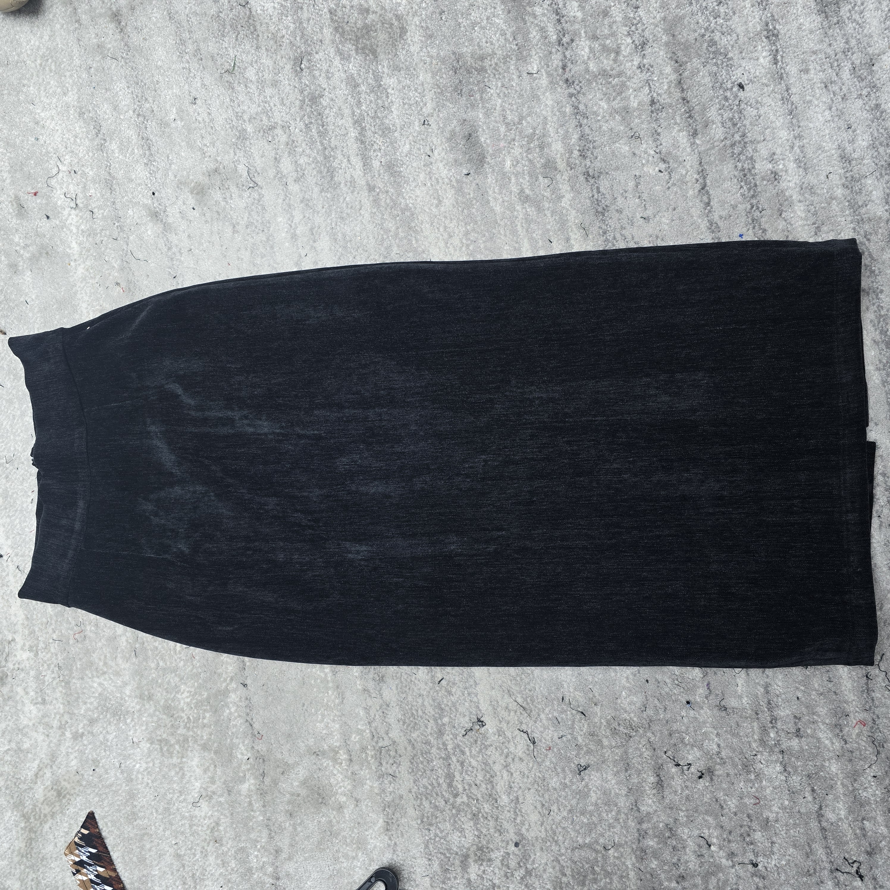 曹掌柜女士新款绒感面料气质百搭时尚高腰半身长裙