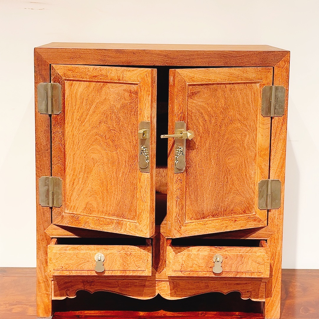 红木多功能小储藏柜 收纳柜 化妆品柜 首饰柜