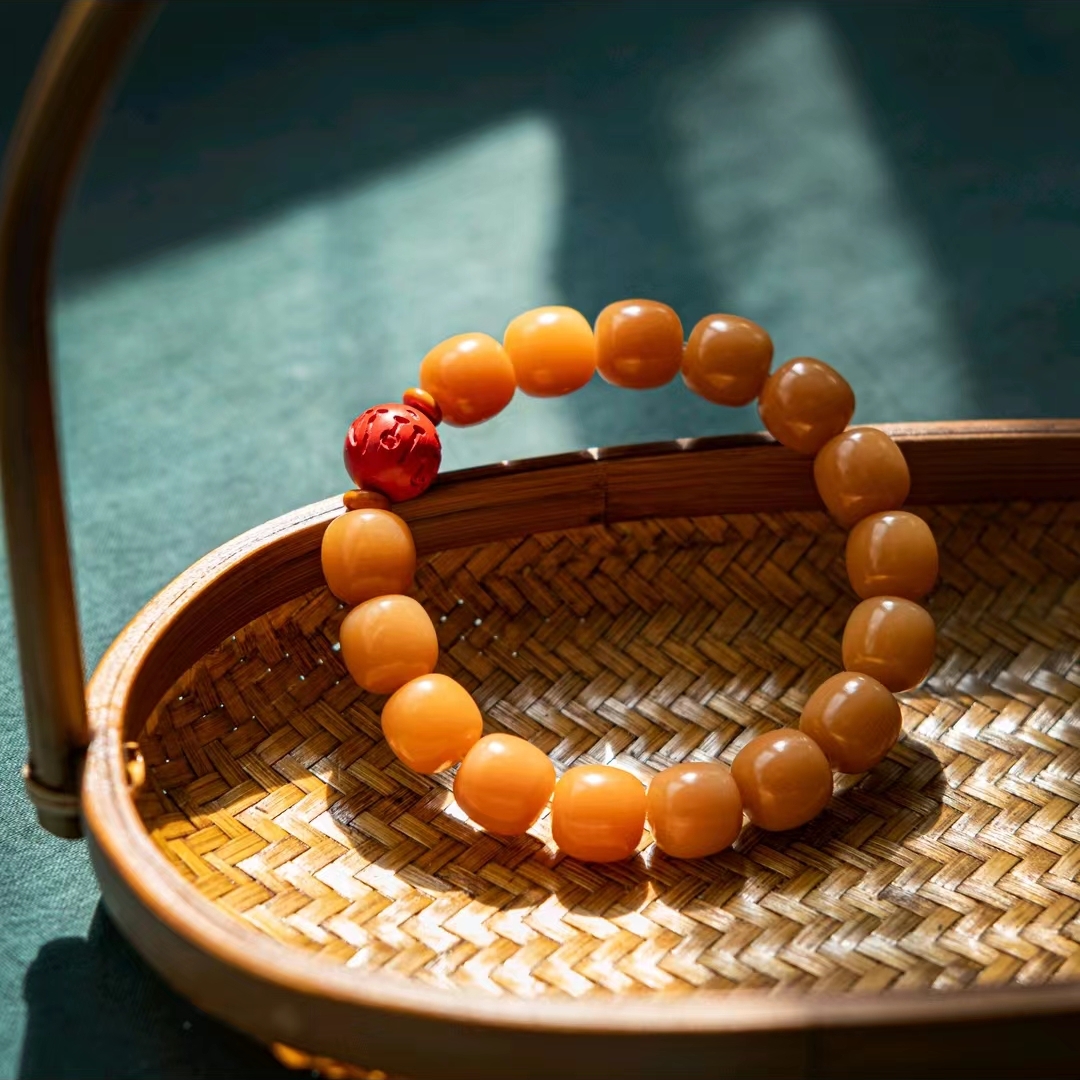 普陀山风化菩提根手串手链原创手绳