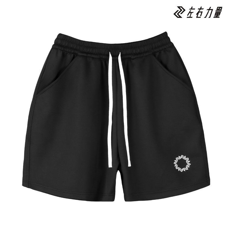左右力量男士运动训练短裤夏季专用跑步速干宽松休闲裤薄款美式