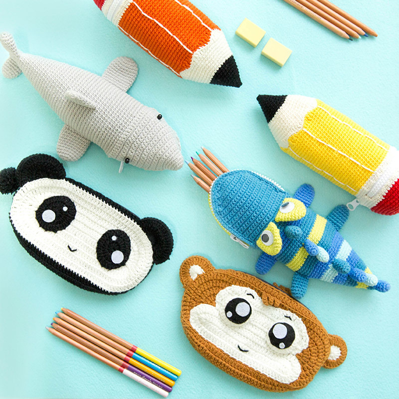 趣织社大容量趣味笔袋