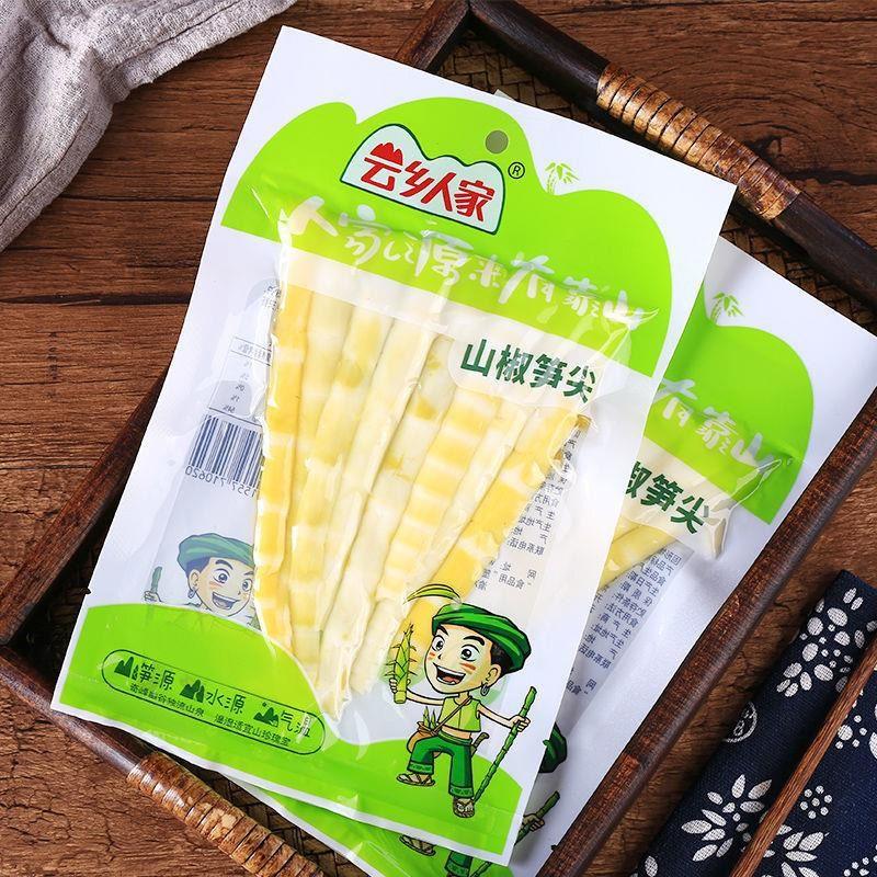 云乡人家山椒笋尖泡椒竹笋开袋即食泡椒脆笋子网红宿舍小包装零食