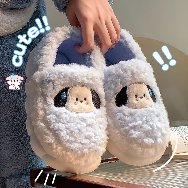 超软萌棉拖鞋女士冬季网红室内家居可爱ins防滑保暖学生毛绒棉鞋