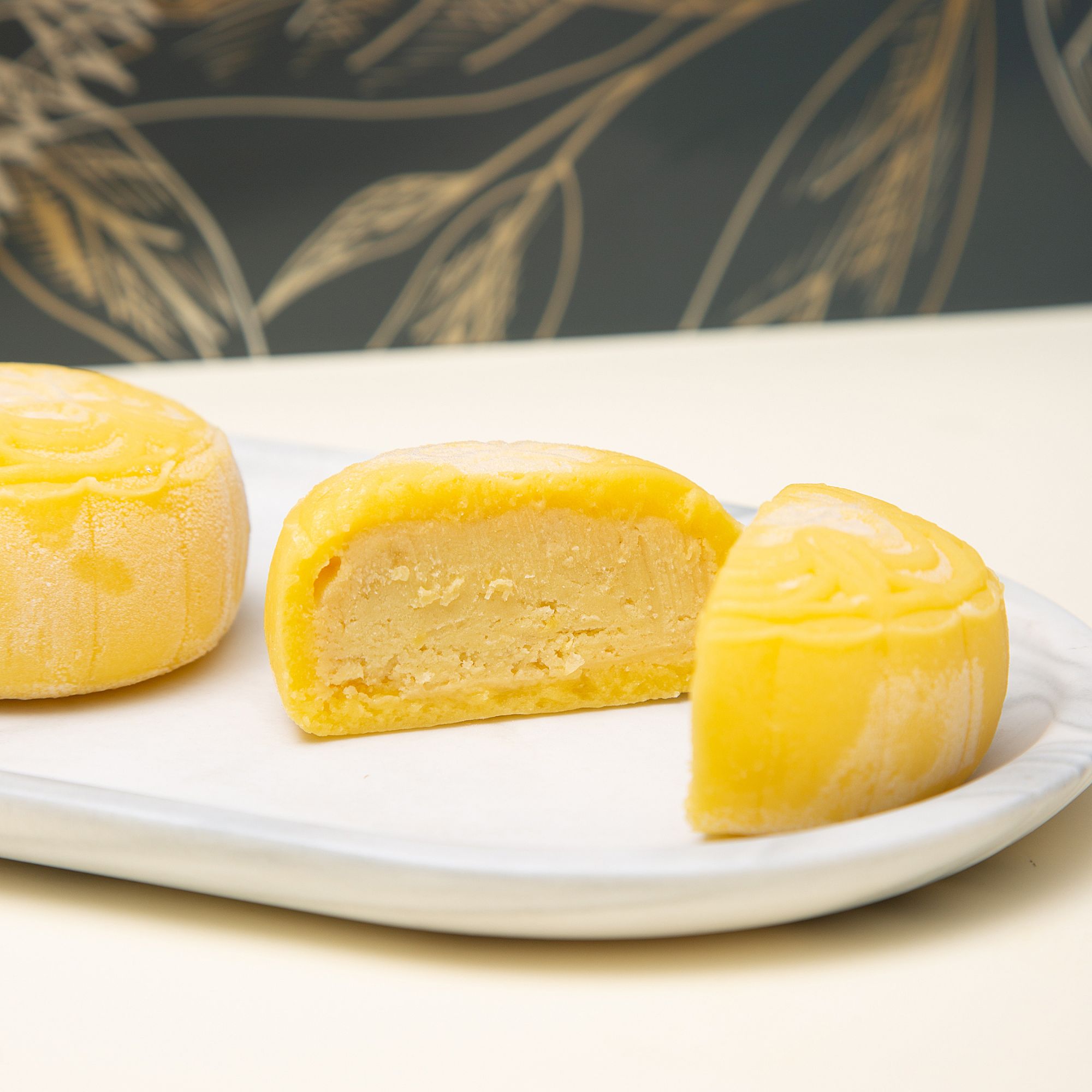 【黑猫店铺】马来西亚猫山王榴莲冰皮月饼香甜软糯中秋节礼盒装