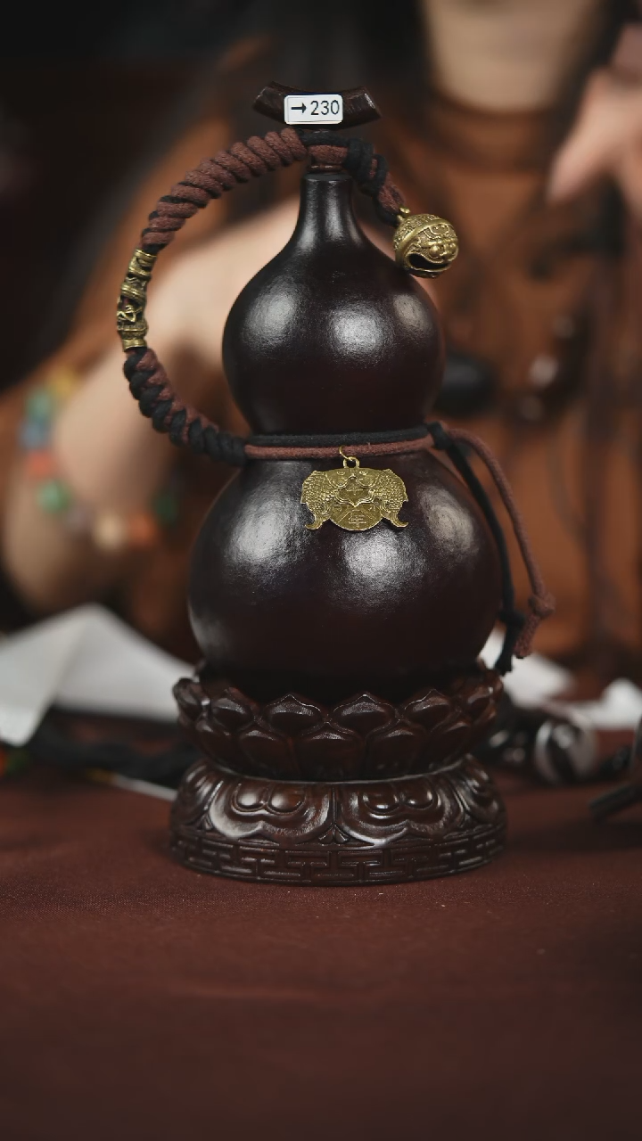 【闪购商品】230号700ML左右大漆酒葫芦可装开水