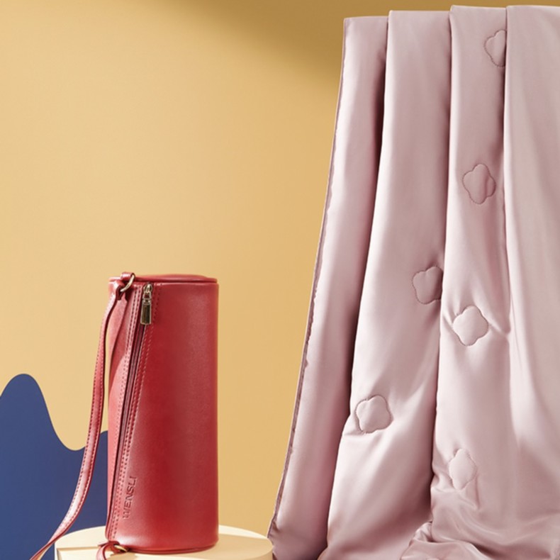 Wensli/万事利颂福小被秋冬肤100桑蚕丝加厚单人恒温