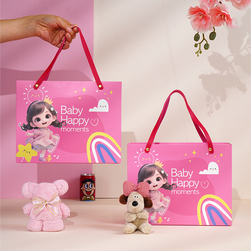 宝宝诞生满月百天宴礼盒女孩生日伴手礼送宾客回礼十周岁成品套装