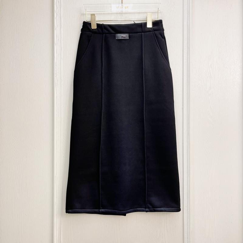 欧洲站2025秋冬加绒高腰显瘦包臀半身裙开叉中长裙子气质包臀裙女