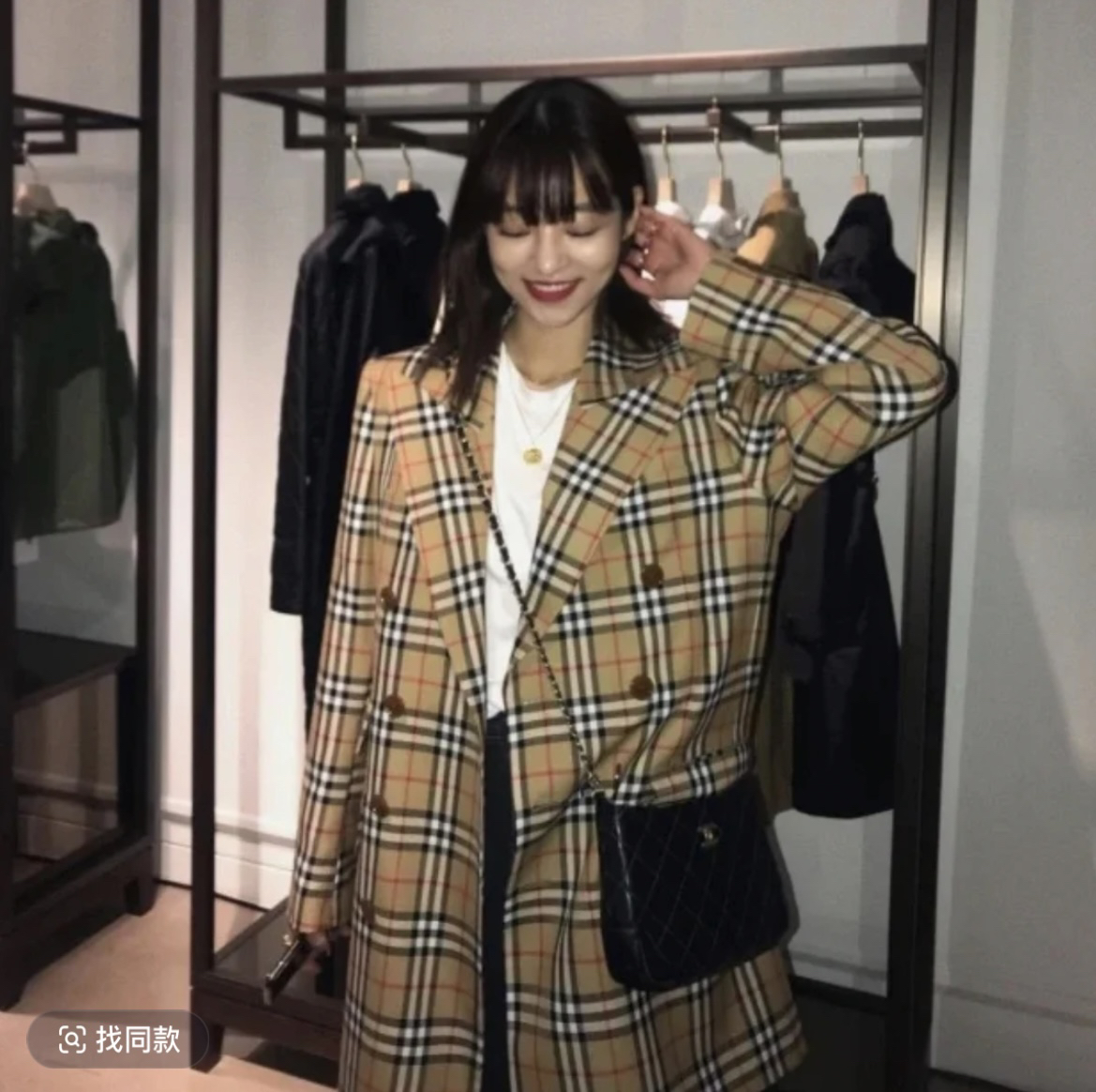 99新 BURBERRY/博柏利 联名西太后格纹西服 38码 GM000703