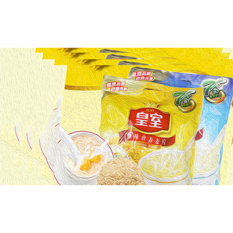 皇室麦片原味速溶营养燕麦片速食冬季早餐冲饮即食加钙小袋装540g